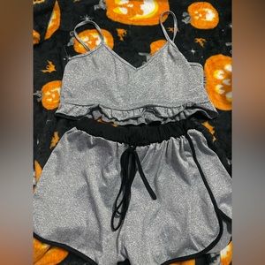 Shein Ruffled Top Matching Set